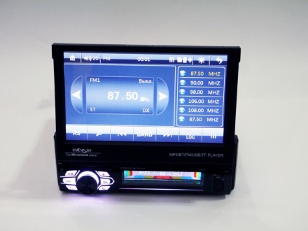 1din Магнитола Pioneer 7130 RGB 7"сенсорный Экран + USB + Bluetooth - пульт. . фото 8