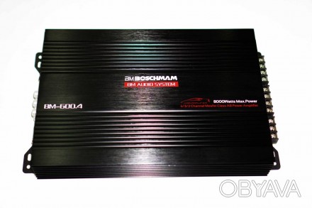 Автомобильный усилитель звука Boschman BM Audio BM-600.4 8000Вт 4-х канальный 
. . фото 1