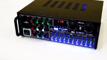 Усилитель мощности звука UKC AV-326BT Bluetooth КАРАОКЕ
Усилитель UKC AV-326BT . . фото 6