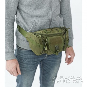 Сумка поясна тактична / Чоловіча сумка на пояс / Армейська сумка.