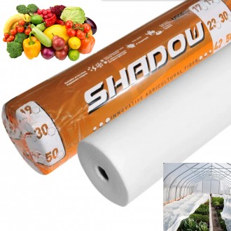 Агроволокно укрывное белое 42 г/м² в рулоне 3,2 х100 м. "Shadow" (Чехия) 4% спан. Харків. фото 1 Агроволокно укрывное белое 42 г/м² в рулоне 3,2 х100 м. "Shadow" (Чехия) 4% спан. Харків. фото 1