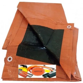 Тент оранжевый строительный — универсальный укрывной материал
Тент строительный . . фото 5