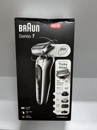 
Braun Series 7 70-S4862cs Электробритва НОВАЯ!!!
Характеристики смотрите ниже:
. . фото 4