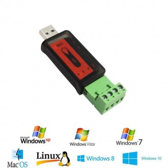 UY-813 USB to RS485
Захист від короткого замикання для захисту комп'ютерного обл. . фото 2
