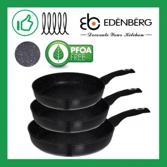 Набор сковород Edenberg с мраморным покрытием
Непревзойденное качество от европ. . фото 2