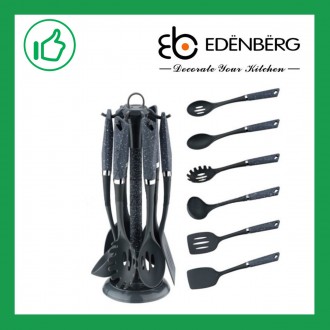 Кухонный набор из нейлона 7 предметов Edenberg Серый
Непревзойденное качество от. . фото 2