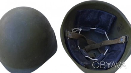 Армійський стальний шолом складського зберігання радянського періоду розмір друг. . фото 1