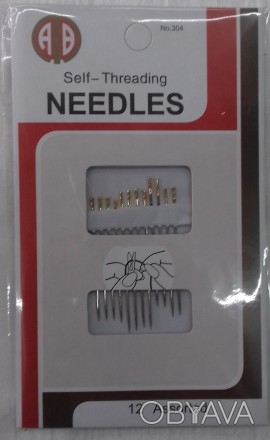 Needles self threading №304 - 12 игл для ручного шитья. На сегодняшний день комп. . фото 1
