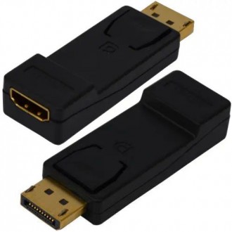 Перехідник, штекер Display Port - гніздо HDMI, призначений для передачі цифрових. . фото 2