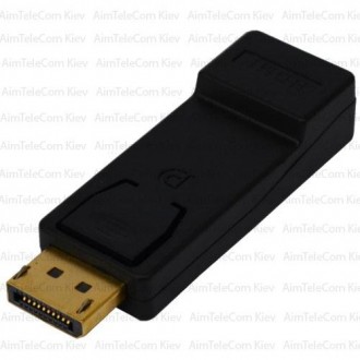 Перехідник, штекер Display Port - гніздо HDMI, призначений для передачі цифрових. . фото 5