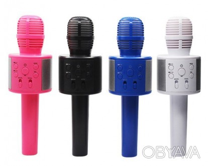 Караоке микрофон Q858 Беспроводной караоке микрофон 2 в 1 Q858 - это универсальн. . фото 1