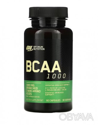 Optimum Nutrition, BCAA 1000 Caps, 500 мг Optimum Nutrition BCAA капсулы - это у. . фото 1