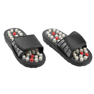 Рефлекторные массажные тапочки Massage Slipper - размер XL.
Массажёрные шлепанцы. . фото 2