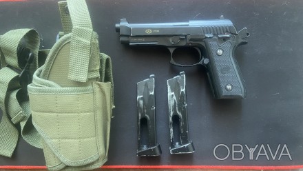 Продам пістолет пневматичний SAS PT99 .зламаний курок пружини, в комплекті дві о. . фото 1