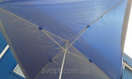Торговий парасольку 2х3м з срібним напиленням 
Матеріал: поліестер з срібним нап. . фото 4