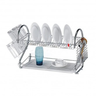 Полиця - сушарка Стійка для зберігання посуду kitchen storage rack 
 
Kitchen st. . фото 4