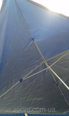 Торговый зонт 2x3м с серебряным напылением без клапана
Материал: полиестер с сер. . фото 3
