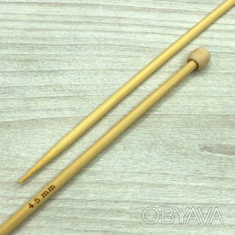 Прямые бамбуковые спицыСпицы имеют гладкую поверхность без заусениц. Очень прият. . фото 1