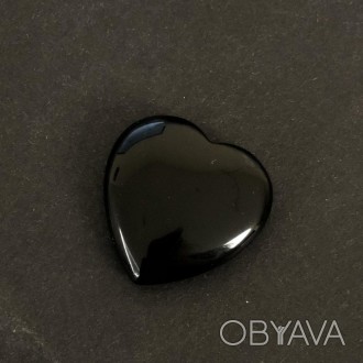 Сувенирный камень Сердце из натурального Агата d-25х25х7мм+-. . фото 1