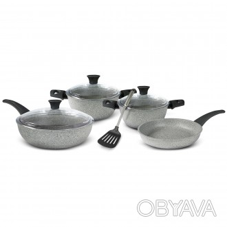 Набір посуду для приготування їжі Flonal Dura Induction складається з 8 предметі. . фото 1