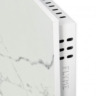 Економна, ефективна і надійна керамічна електрична панель білий камінь з цифрови. . фото 5