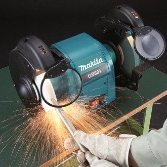 
Точильний верстат Makita GB 801:
переваги
	
	Незамінний інструмент для сервісни. . фото 4