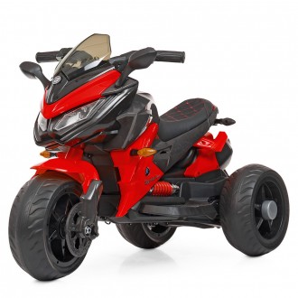 Детский трехколесный мотоцикл трицикл M 4274EL-3 EVA колесах красный
 
РАЗМЕРЫ М. . фото 2
