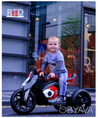 Детский трехколесный мотоцикл трицикл Электромобиль M M 4827EL-3 на EVA колесах . . фото 1