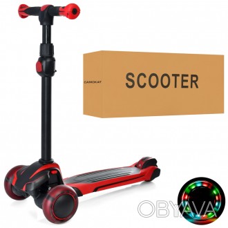 
Характеристики трехколесного самоката Scooter : 
Самокат изготовлен из алюминия. . фото 1