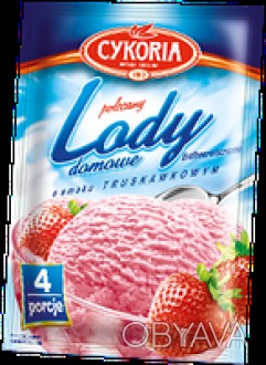 Порошок для приготовления мороженного Lody domowe Cykoria со клубничным вкусом, . . фото 1