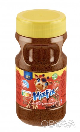 Дитяче какао розчинне Mix Fix Cao Kruger 375г Польща з смаком полуниці Дитяче ка. . фото 1