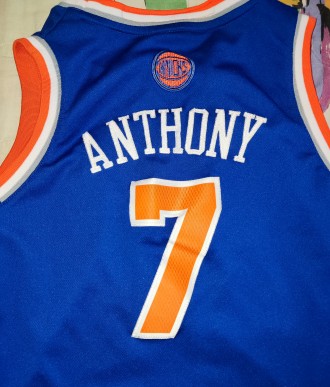 Баскетбольная майка Adidas NBA New York Knick, Anthony, размер-XS, длина-62см, п. . фото 5