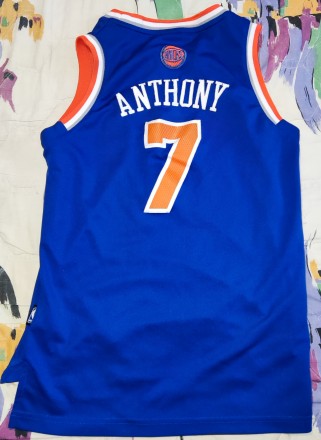 Баскетбольная майка Adidas NBA New York Knick, Anthony, размер-XS, длина-62см, п. . фото 3