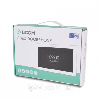 
	Відеодомофон BCOM BD-780M Black з кольоровим 7-дюймовим TFT-екраном, сенсорним. . фото 6