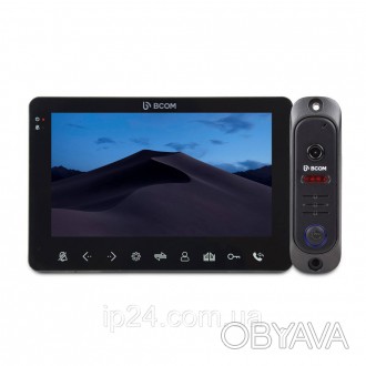 
	Комплект відеодомофон і панель виклику BCOM BD-780M Black Kit.
	Складається з . . фото 1