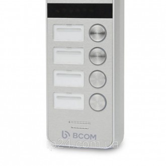 Цветная видеопанель BT-404HD Silver на 4 абонента с высоким разрешением HD 1280x. . фото 5