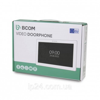 Відеодомофон BCOM BD-760FHD/T White з кольоровим сенсорним 7-дюймовим IPS-екрано. . фото 7