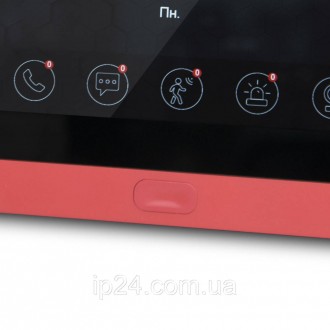 Видеодомофон BCOM BD-760FHD/T Red с цветным сенсорным 7-дюймовым IPS-экраном с п. . фото 5