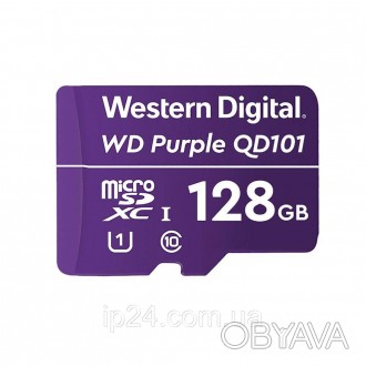 Карта памяти для видеонаблюдения MICRO QD101 128GB UHS-I WDD128G1P0C WDC повышен. . фото 1