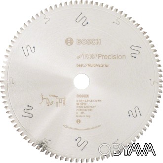 Циркулярний диск Bosch Multi Top 305 мм у діаметрі, товщиною 1,8 мм, із посадкою. . фото 1