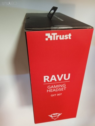 Навушники Trust GXT 307 Ravu Gaming Headset (22450), чорні, нові, упаковка не по. . фото 3