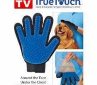 Щетка перчатка для вычесывания шерсти домашних животных True Touch.
Щетка перчат. . фото 8