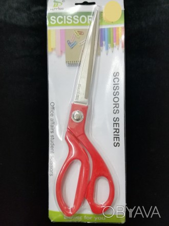Ножиці "Scissors geries" №12
Ножиці канцелярські (офісні) зі сталевими лезами і . . фото 1