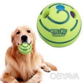 Іграшка для собак Регочуть м'яч для собак Wobble Wag Giggle.
Якщо у Вас є собака. . фото 1