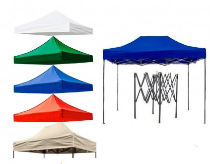 Водонепроницаемый купол к шатру торговому 3х6 м. Одесса. фото 1