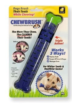 Самоочисна зубна щітка для собак Chewbrush.
Щітка виглядає як іграшкова кістка. . . фото 2