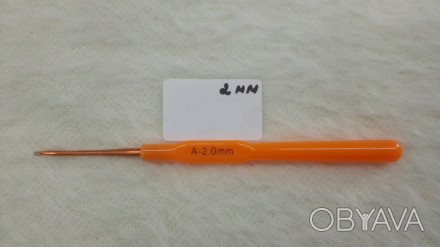 Гачок для в'язання з оранжевою ручкою 2,00 мм
Сьогодні дуже популярними стають а. . фото 1