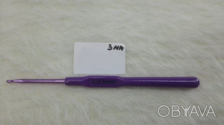 Гачок для в'язання з бузковою ручкою 3 мм
Сьогодні дуже популярними стають ажурн. . фото 1