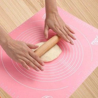 Силіконовий килимок для розкачування тіста з розміткою, розміром 45 х 65 смНезам. . фото 9