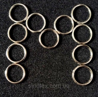 Регулятор металлический, кольцо для бретелів ширина 1 см.Цена указана за 1уп из . . фото 2